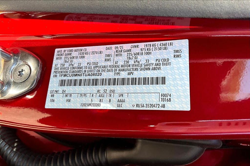 new 2026 Ford Escape car, priced at $33,525