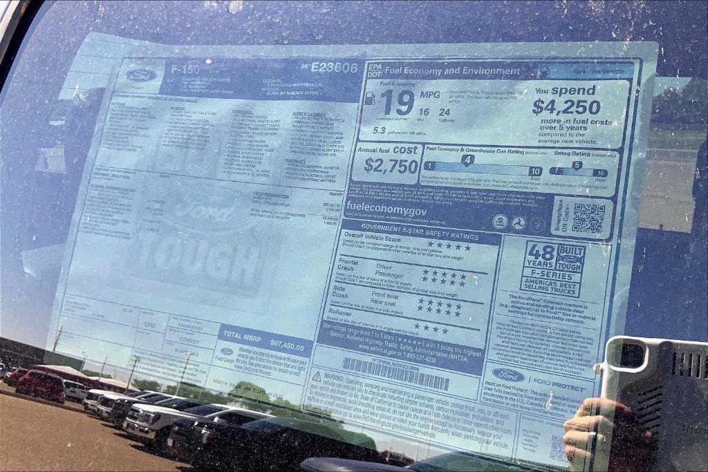 new 2025 Ford F-150 car, priced at $62,450
