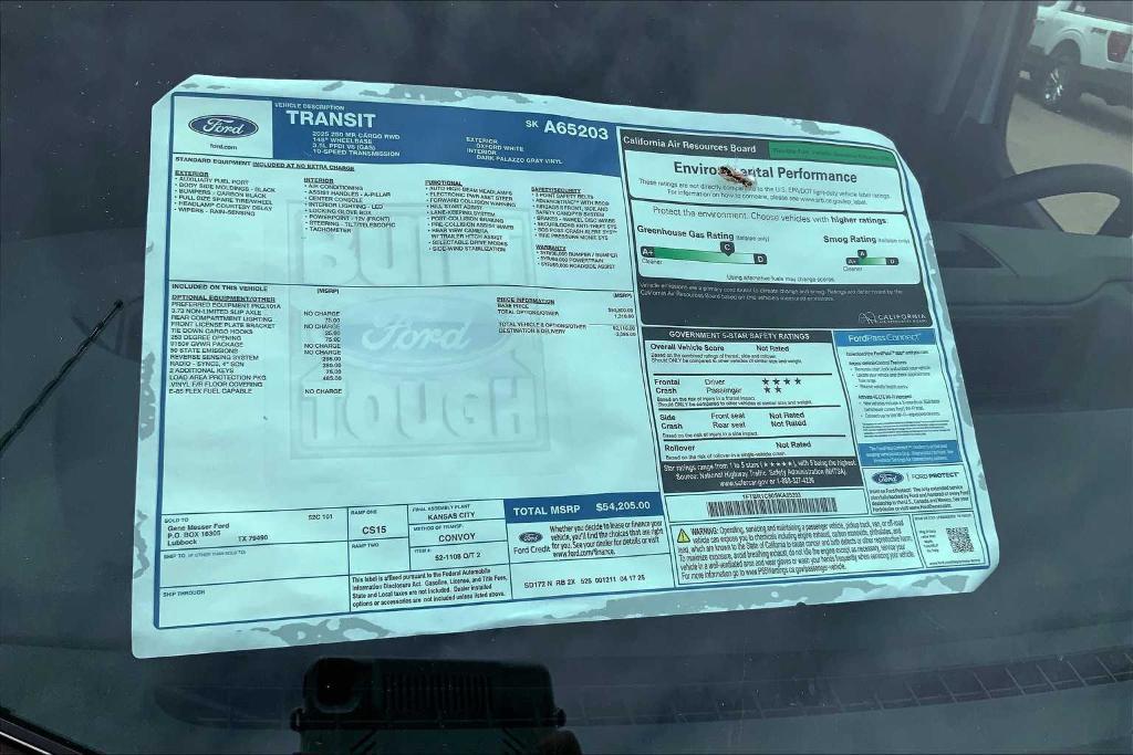 new 2025 Ford Transit-250 car, priced at $54,205