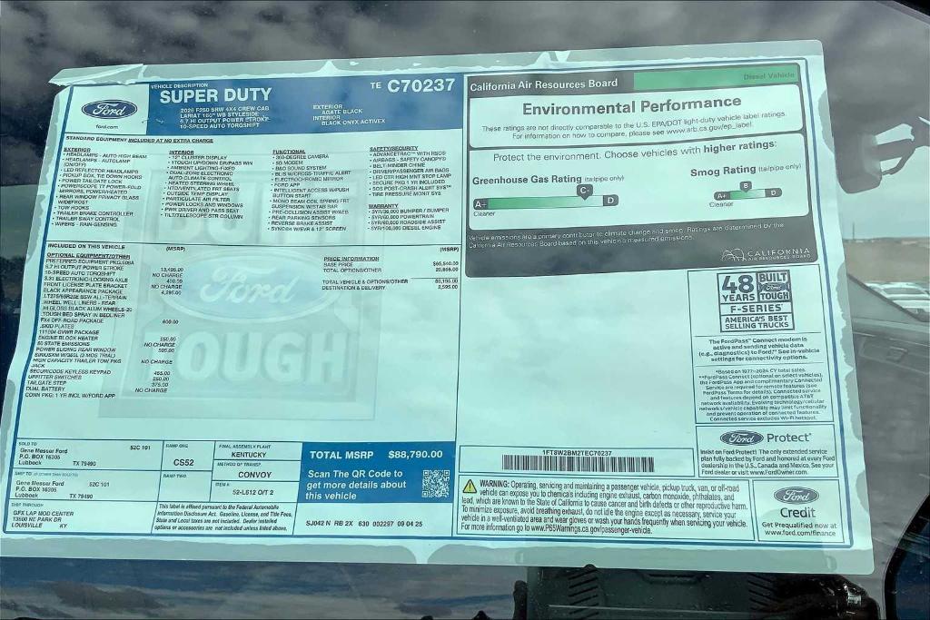 new 2026 Ford F-250 car, priced at $86,290