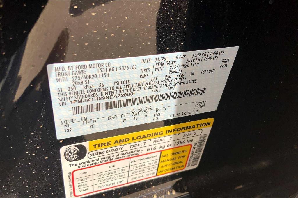 new 2025 Ford Expedition Max car, priced at $71,210