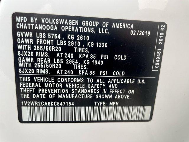 used 2019 Volkswagen Atlas car, priced at $18,977