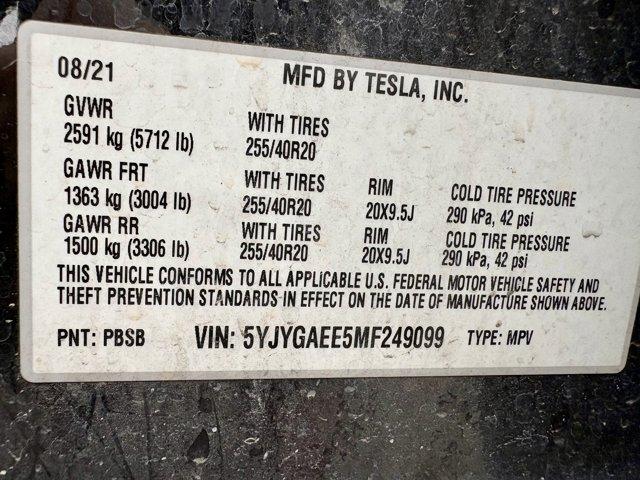 used 2021 Tesla Model Y car, priced at $21,977