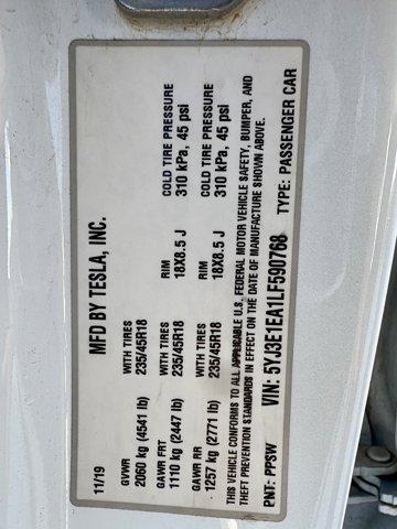 used 2020 Tesla Model 3 car, priced at $18,977