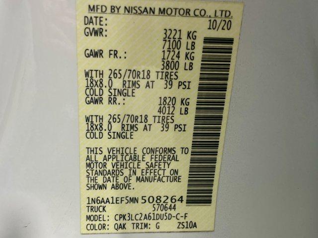 used 2021 Nissan Titan car, priced at $21,977