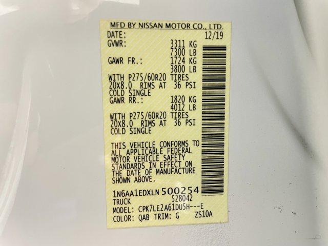 used 2020 Nissan Titan car, priced at $31,477