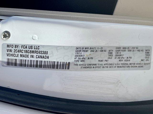 used 2021 Chrysler Pacifica car, priced at $27,977