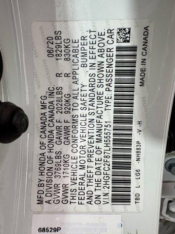 used 2020 Honda Civic car, priced at $21,977