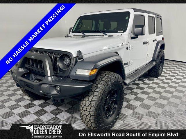 used 2020 Jeep Wrangler Unlimited car, priced at $27,477