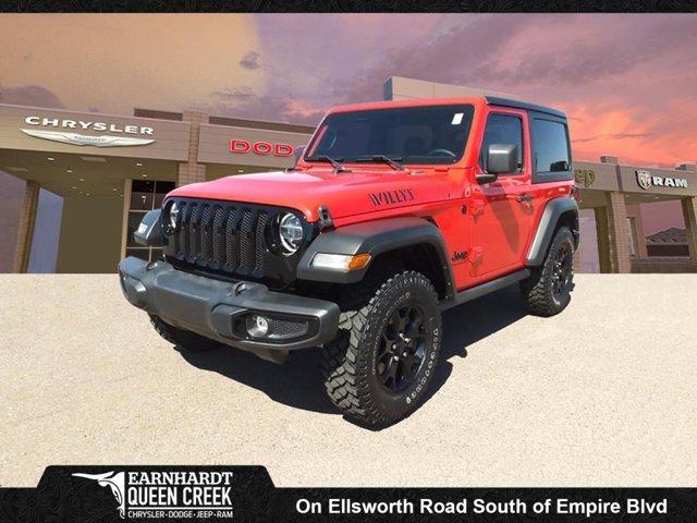 used 2022 Jeep Wrangler car, priced at $28,500