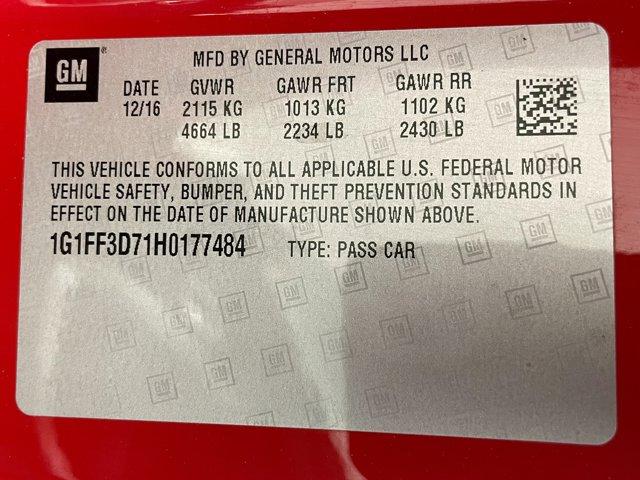 used 2017 Chevrolet Camaro car, priced at $27,977