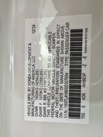 used 2025 Honda Civic Hybrid car, priced at $28,477