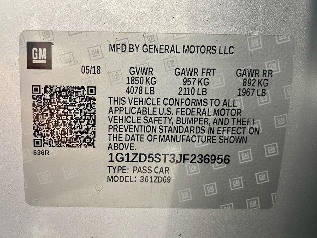 used 2018 Chevrolet Malibu car, priced at $9,477