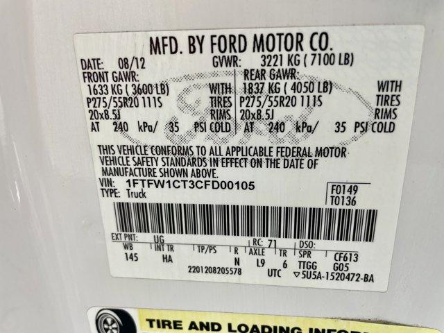 used 2012 Ford F-150 car, priced at $14,977