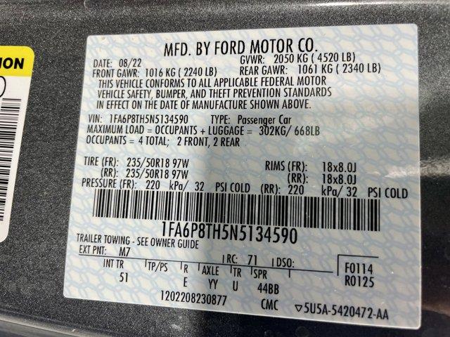 used 2022 Ford Mustang car, priced at $26,477