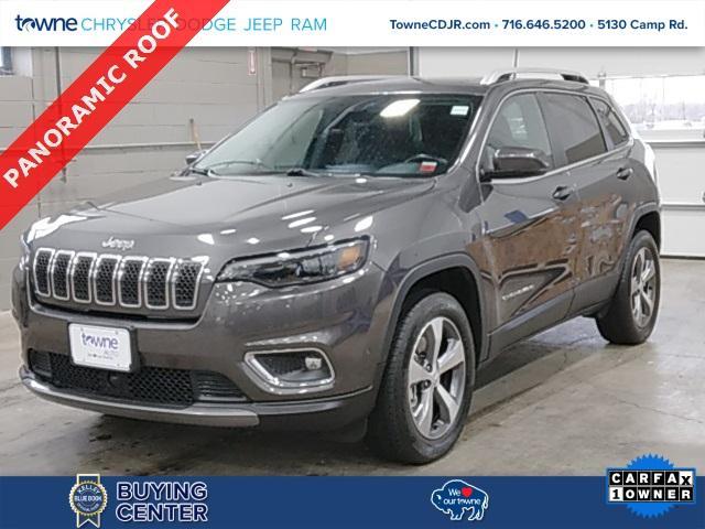 used 2021 Jeep Cherokee car, priced at $25,383