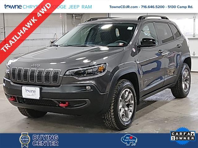 used 2022 Jeep Cherokee car, priced at $27,150