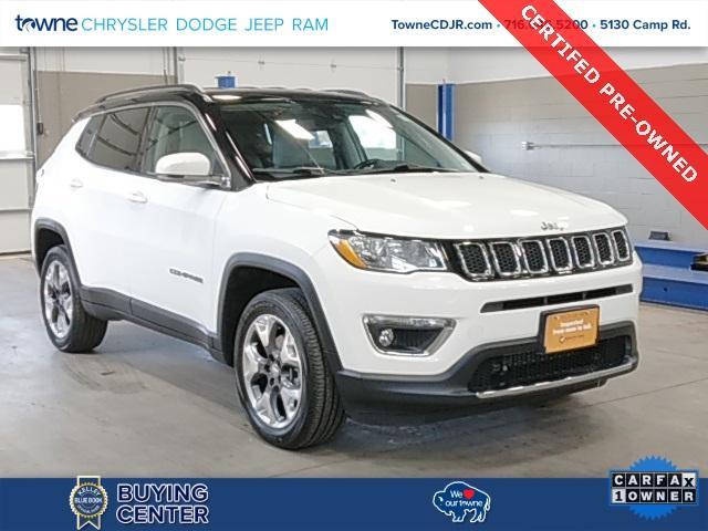 used 2021 Jeep Compass car, priced at $22,848