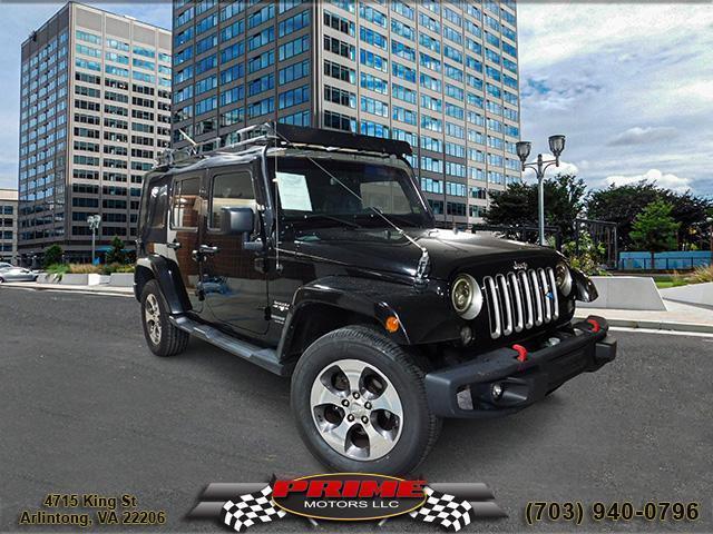 used 2016 Jeep Wrangler Unlimited car, priced at $16,450