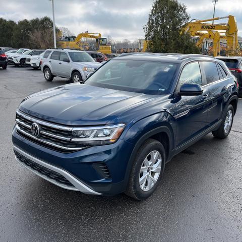 used 2021 Volkswagen Atlas Cross Sport car, priced at $14,950