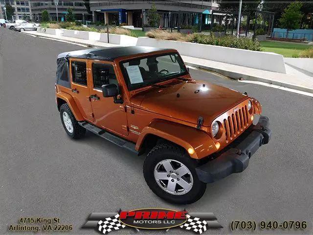 used 2011 Jeep Wrangler Unlimited car, priced at $9,450