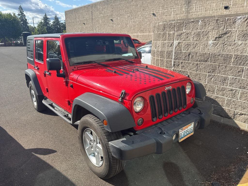used 2015 Jeep Wrangler Unlimited car, priced at $17,866