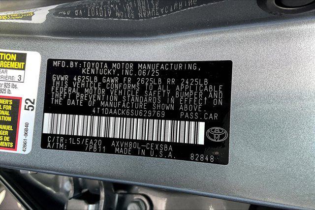 new 2025 Toyota Camry car, priced at $32,067