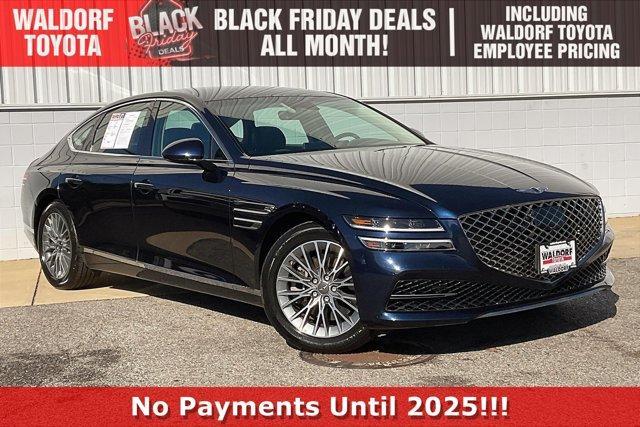 used 2023 Genesis G80 car, priced at $34,500