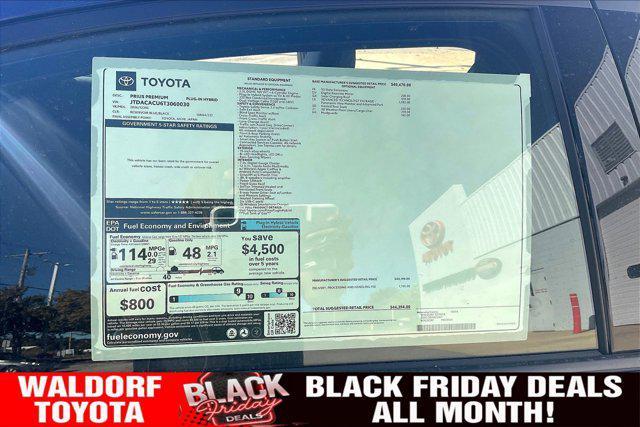 new 2026 Toyota Prius Plug-In Hybrid car, priced at $43,207