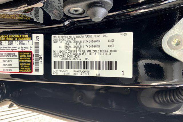 new 2026 Toyota Sequoia car, priced at $82,100