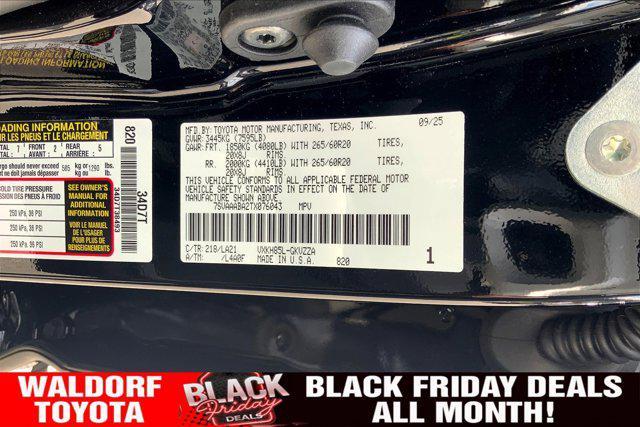 new 2026 Toyota Sequoia car, priced at $80,100