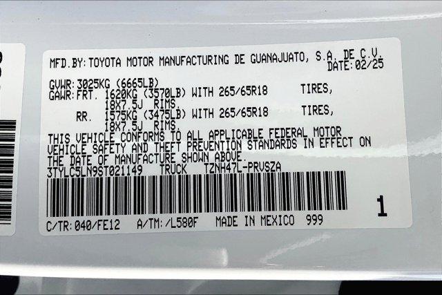 new 2025 Toyota Tacoma Hybrid car, priced at $50,577