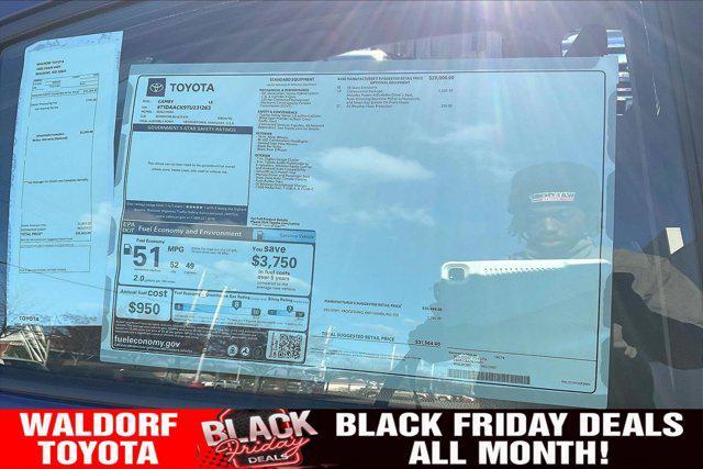 new 2026 Toyota Camry car, priced at $29,621