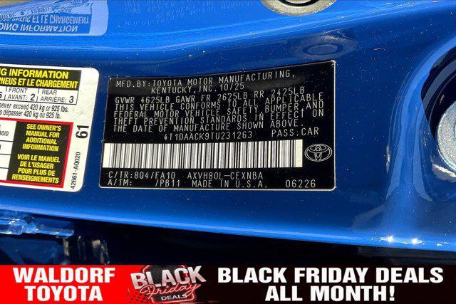 new 2026 Toyota Camry car, priced at $29,621