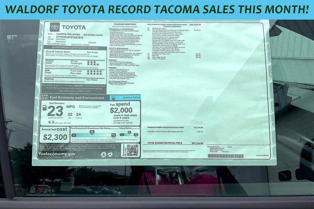 new 2025 Toyota Tacoma car, priced at $53,494