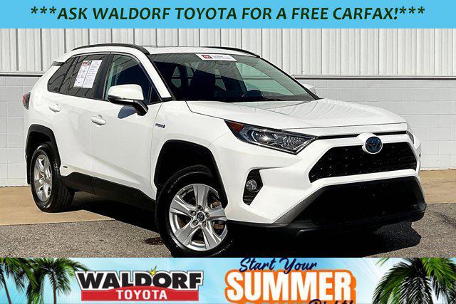 used 2021 Toyota RAV4 Hybrid car, priced at $27,450
