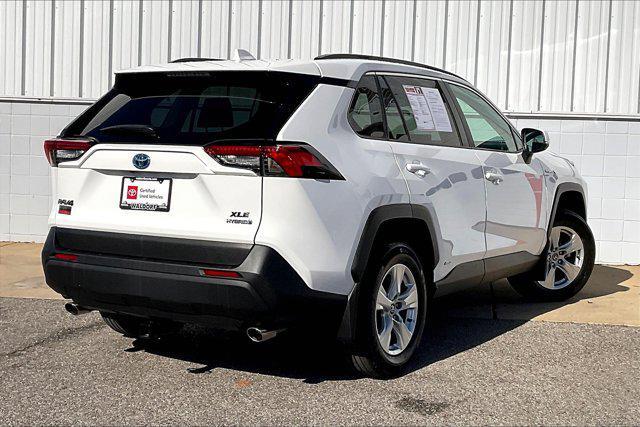 used 2021 Toyota RAV4 Hybrid car, priced at $27,450
