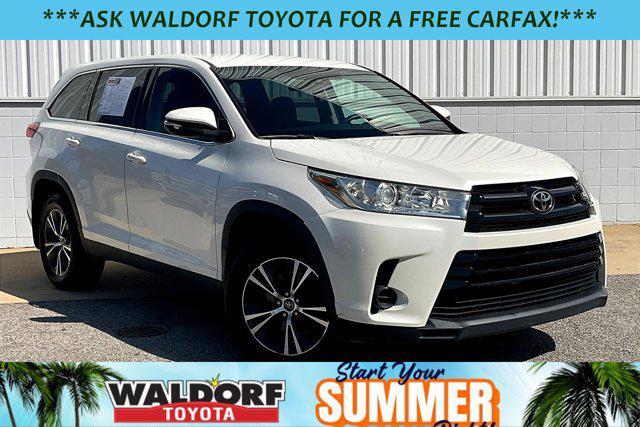used 2019 Toyota Highlander car, priced at $23,450