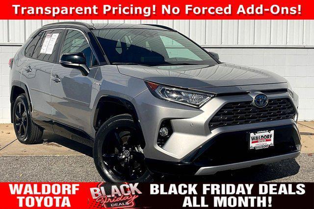 used 2021 Toyota RAV4 Hybrid car, priced at $31,500