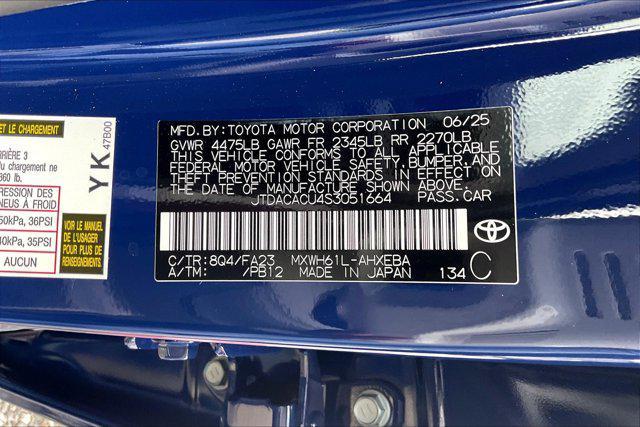 new 2025 Toyota Prius Plug-In Hybrid car, priced at $34,229