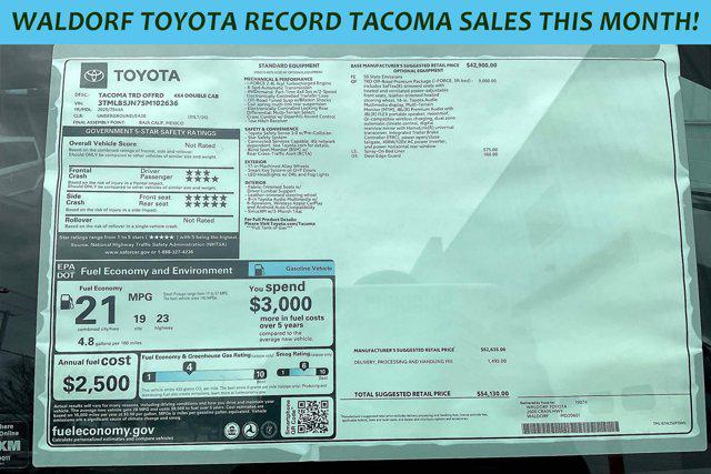 new 2025 Toyota Tacoma car, priced at $50,592