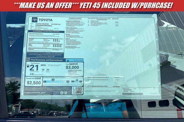 new 2025 Toyota Tacoma car, priced at $43,283