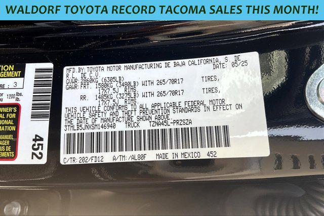 new 2025 Toyota Tacoma car, priced at $46,711