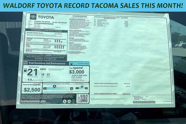 new 2025 Toyota Tacoma car, priced at $46,711