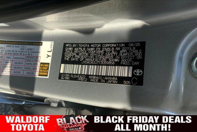 new 2026 Toyota Prius Plug-In Hybrid car, priced at $43,207