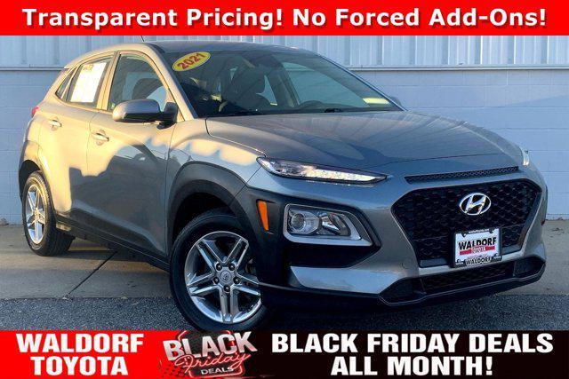 used 2021 Hyundai Kona car, priced at $14,500