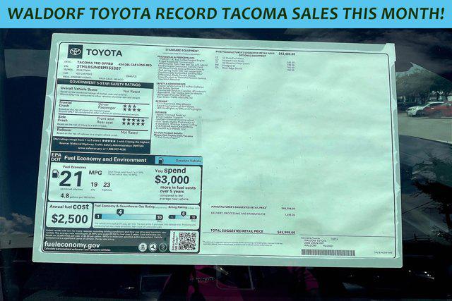 new 2025 Toyota Tacoma car, priced at $43,413