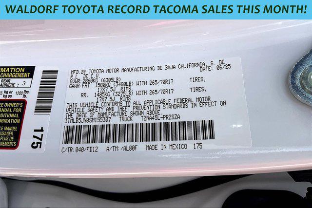 new 2025 Toyota Tacoma car, priced at $43,413