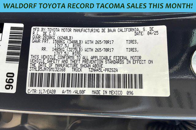 new 2025 Toyota Tacoma car, priced at $51,475