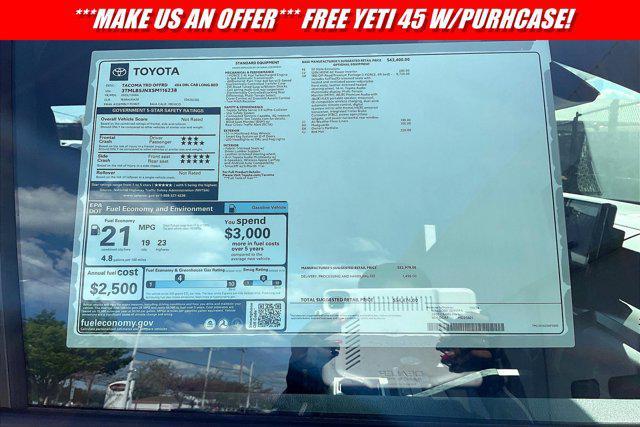 new 2025 Toyota Tacoma car, priced at $50,853